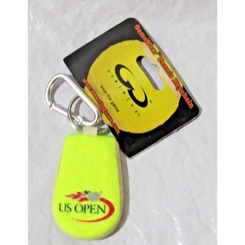 US OPEN tennis textured with laces keychain with carabiner by GameWear